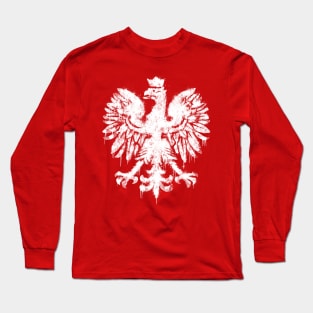 Polish Eagle Graffiti Long Sleeve T-Shirt